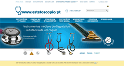 Desktop Screenshot of estetoscopio.pt